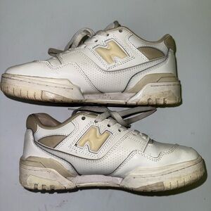 New Balance 550 White/Nude - Size 7-7.5